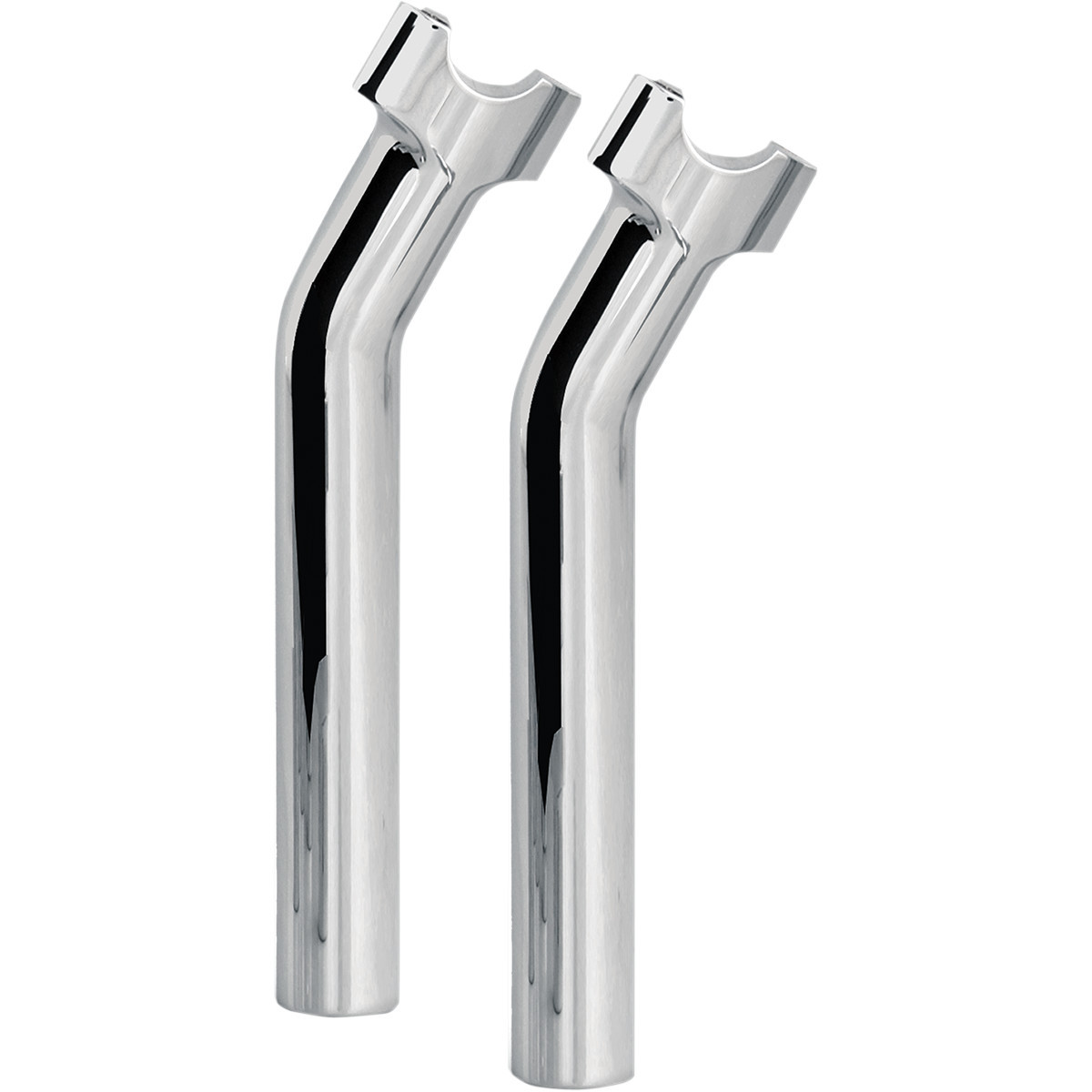 Wild 1 #WO530 - Chubby® Billet Risers - Pullback - 9-1/2" - Chrome