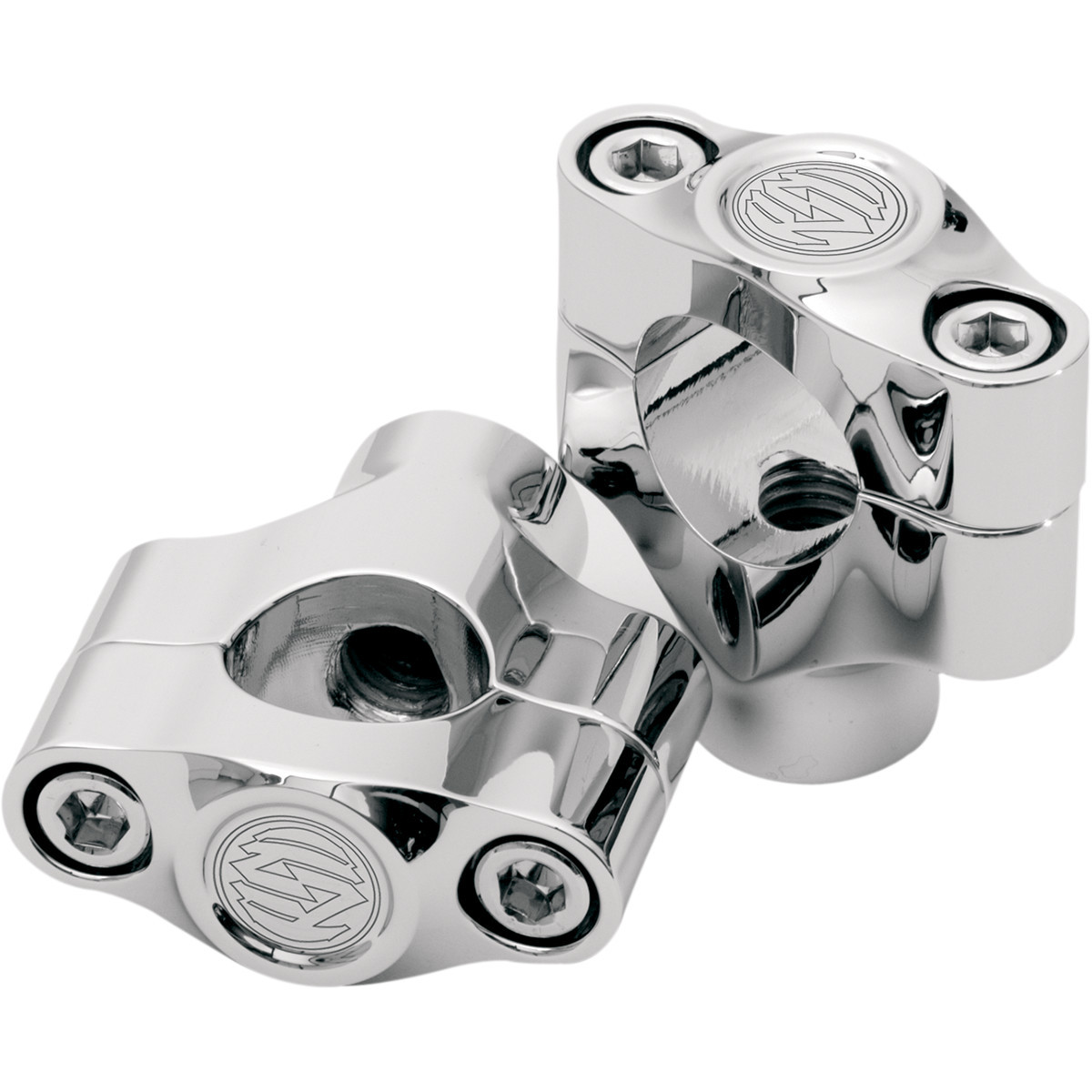 RSD #0208-2030-CH - Handlebar Risers for 1" Handlebars - 1-1/2" - Chrome