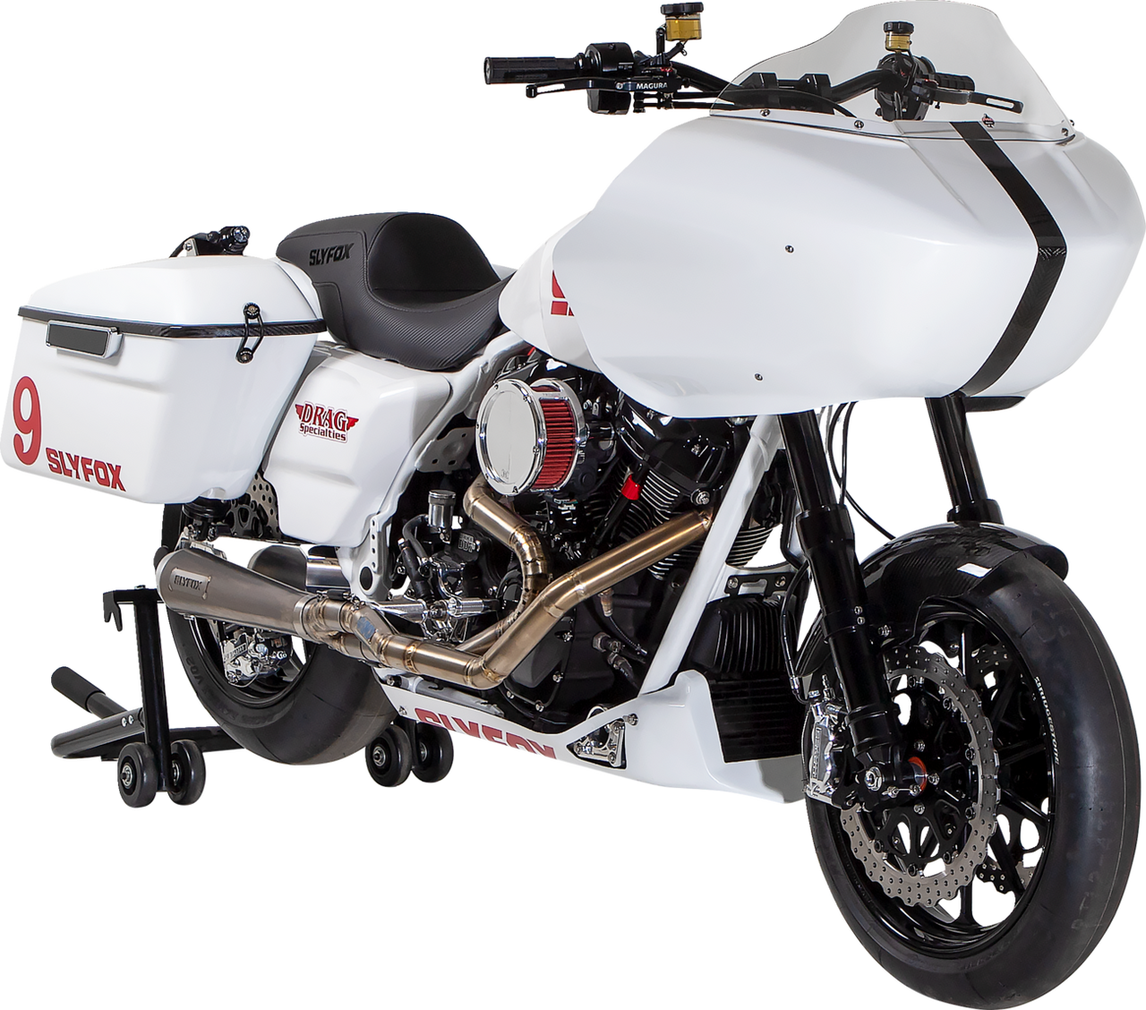 Slyfox #12027706RSLYAPB - Wheel - Track Pro - Front - Dual Disc /without ABS - Black - 17x3.5