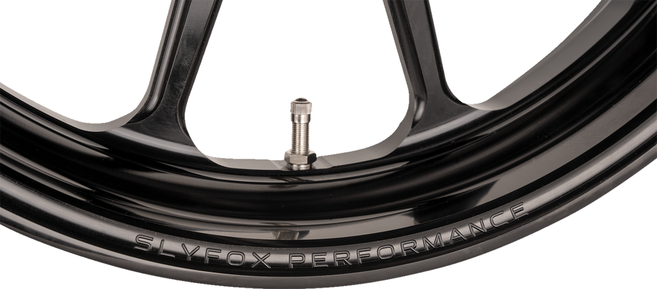Slyfox #12697814RSLYAPB - Wheel - Track Pro - Rear - Single Disc/with ABS - Black - 18x5.5