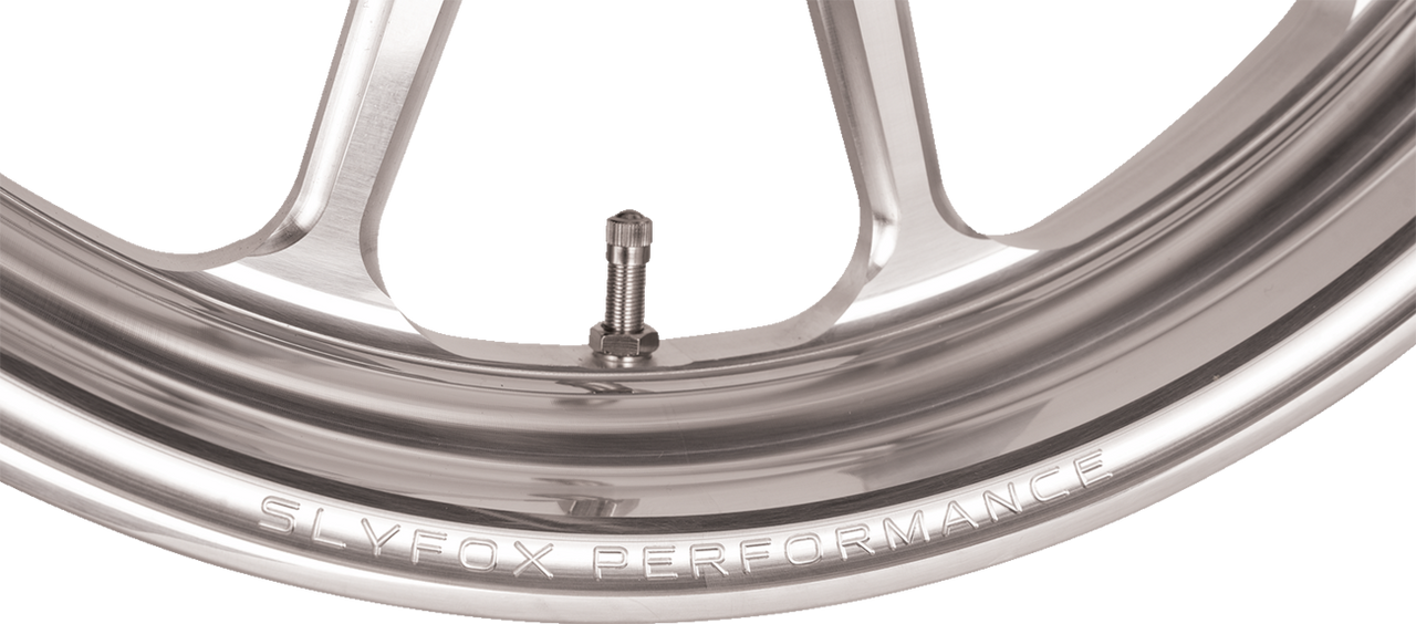 Slyfox #12697814RSLYAPM - Wheel - Track Pro - Rear - Single Disc/with ABS - Machined - 18x5.5