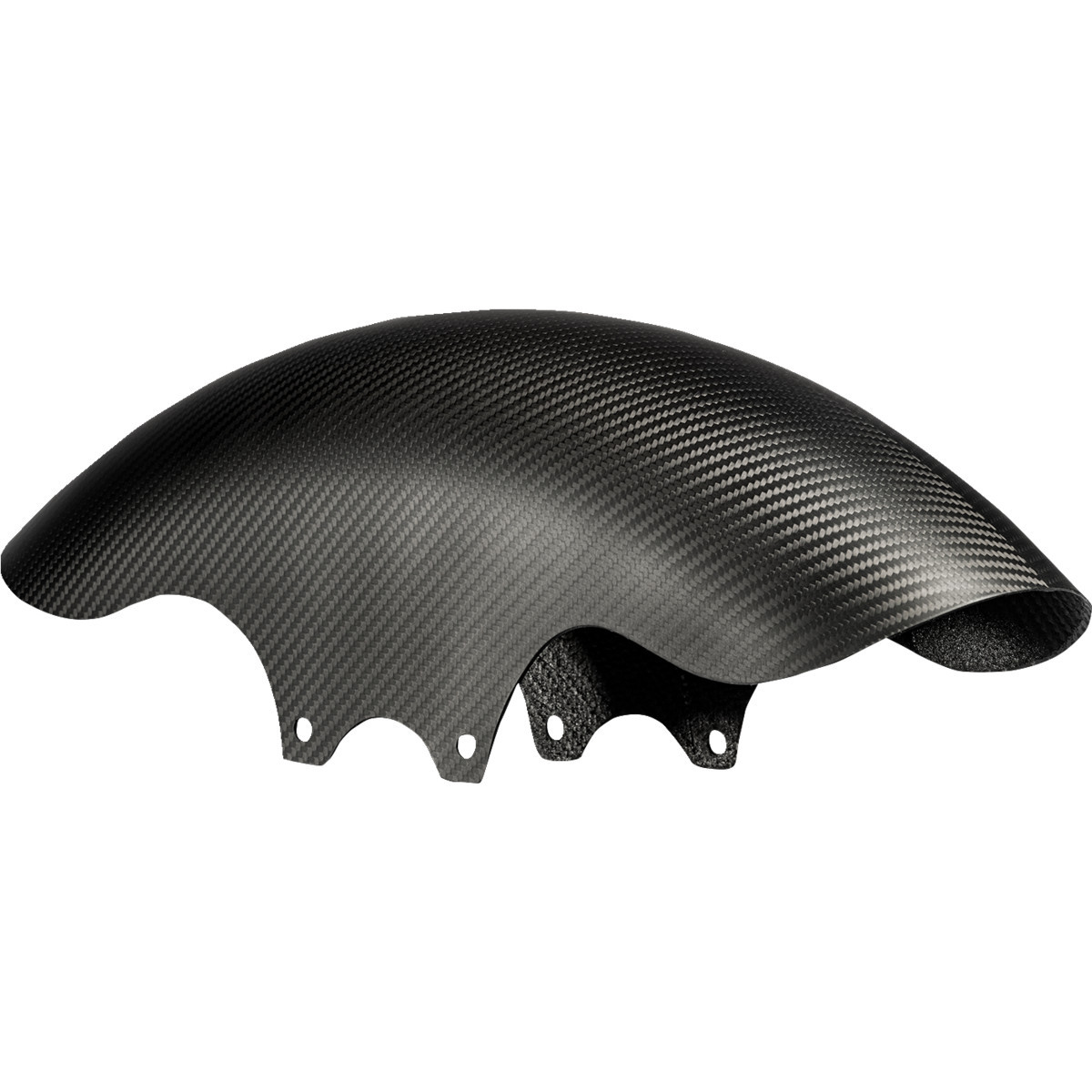 Slyfox #12057M - Front Fender - Shorty - Carbon Fiber/Matte
