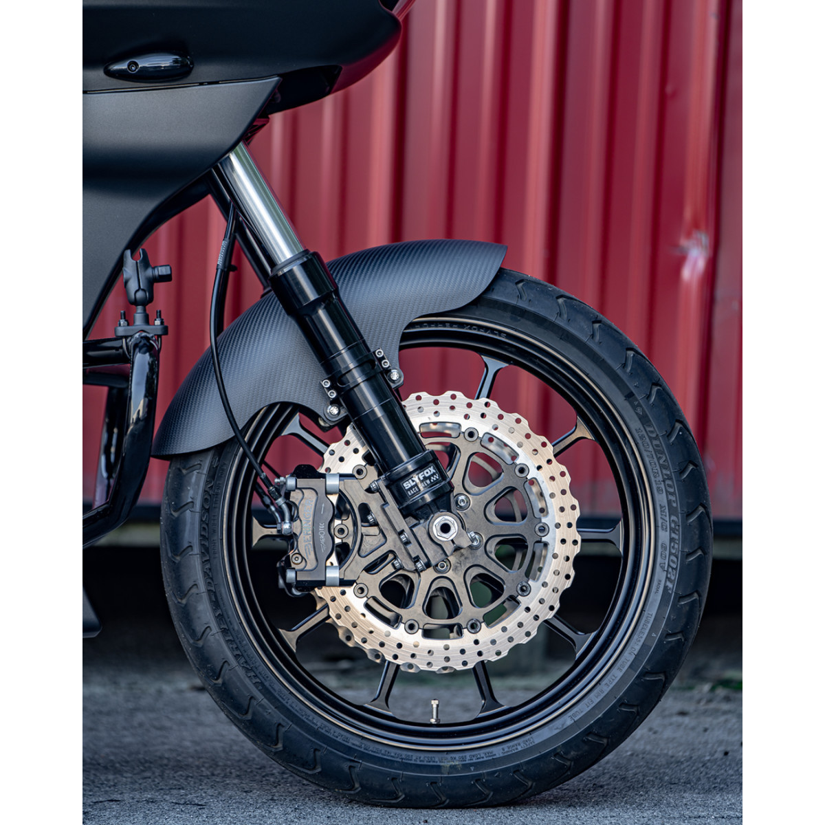 Slyfox #0133-3061S-B - Front Rotor - Black - 13"