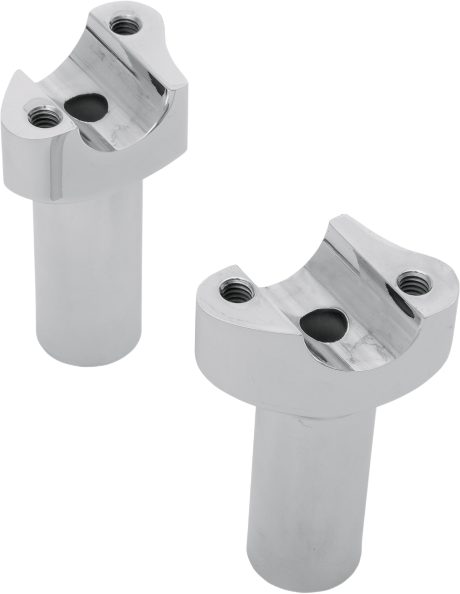 Risers - Straight - 3-1/2" - Chrome