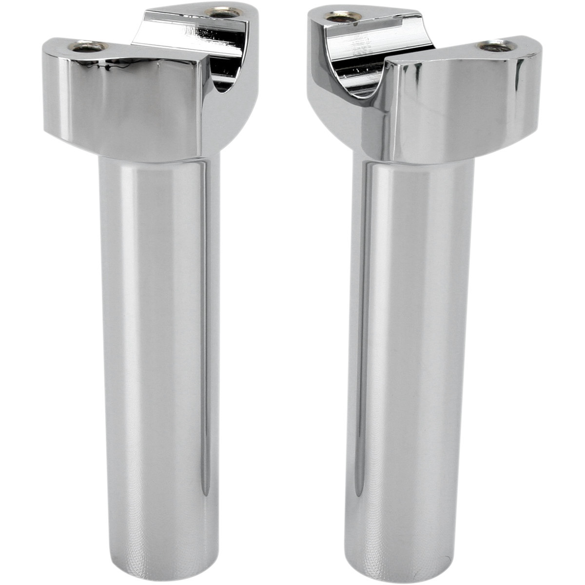 Drag Specialties - Forged Aluminum Handlebar Risers - Straight - 5-1/2" - Chrome