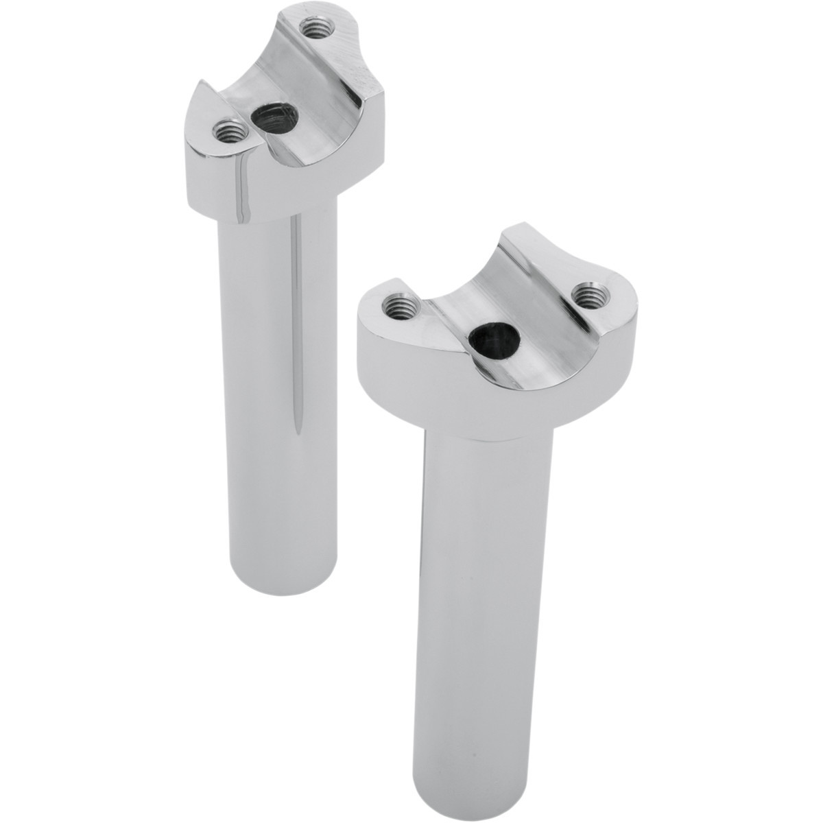 Drag Specialties - Forged Aluminum Handlebar Risers - Straight - 6-1/2" - Chrome