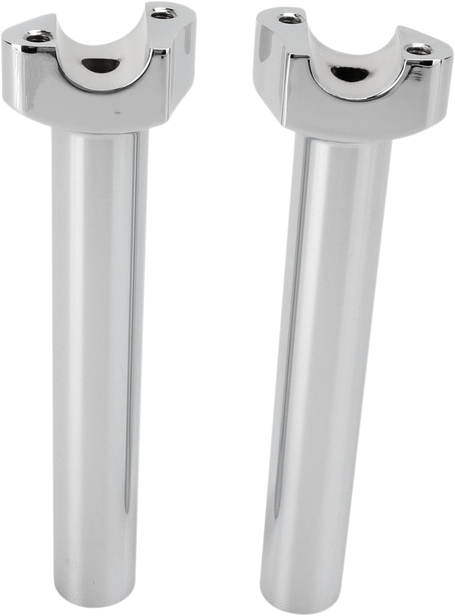 Risers - Straight - 8" - Chrome