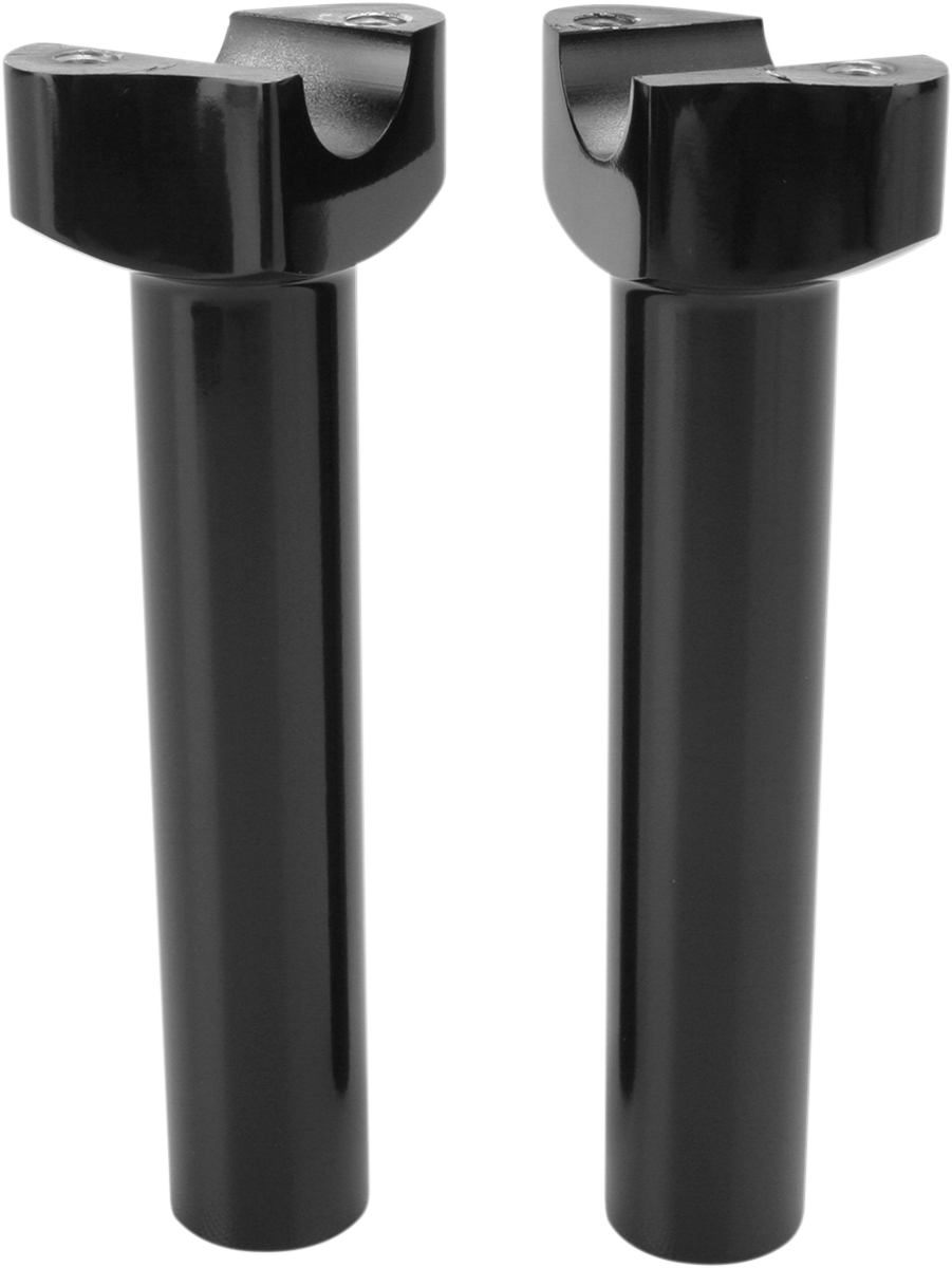 Risers - Straight - 6-1/2" - Black