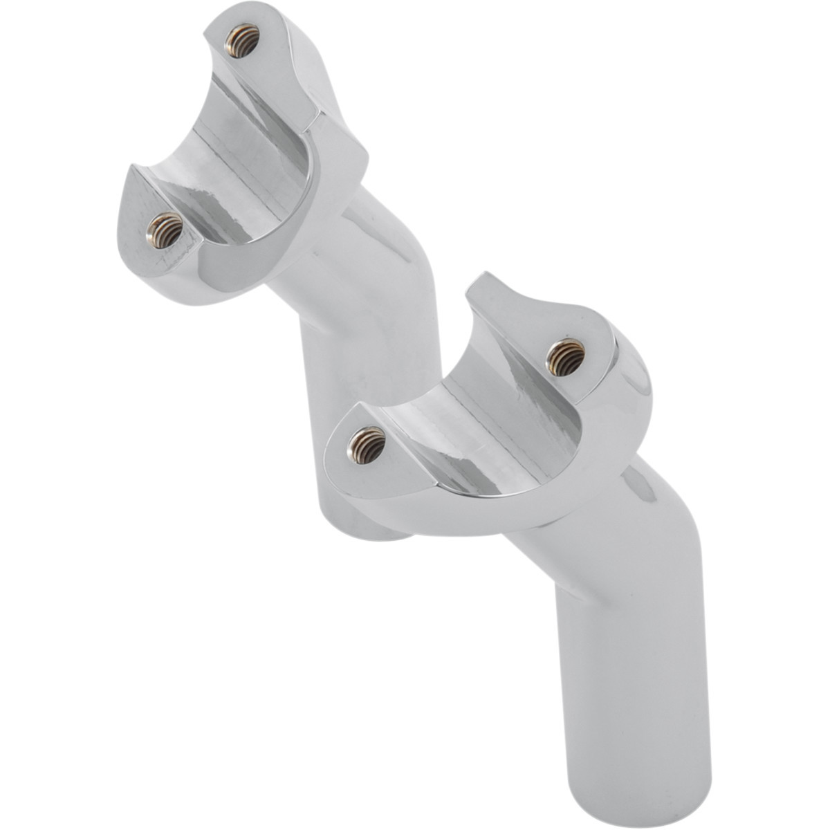 Drag Specialties - Forged Aluminum Handlebar Risers - Pullback - 4-1/2" - Chrome