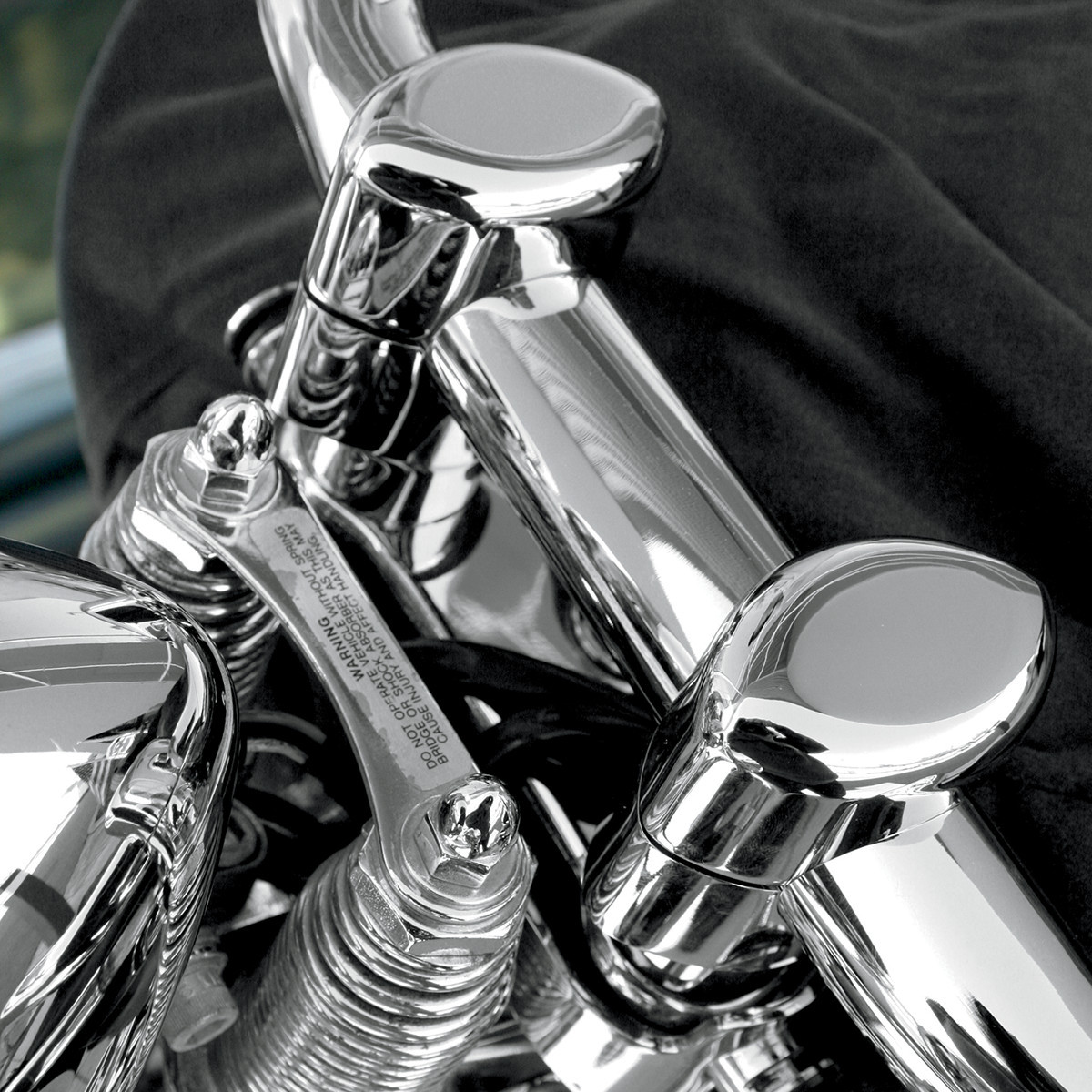 Drag Specialties - Big Buffalo 1-1/2" Springer Handlebar Riser Kit - Chrome