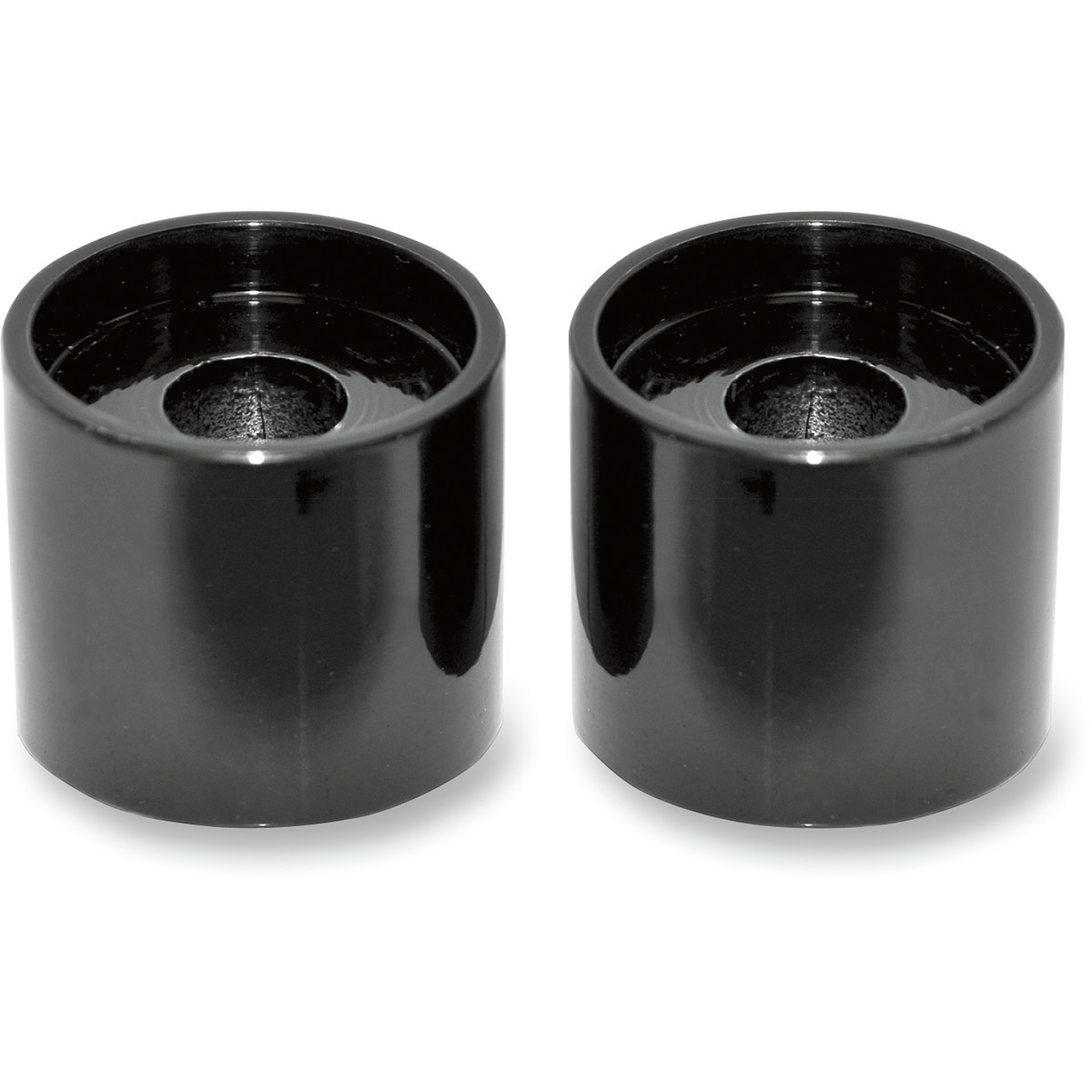 LA Choppers #LA-7414-01B - Handlebar Riser Extensions - 1" x 1-1/4" - Black