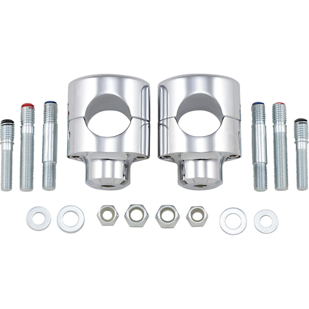 Drag Specialties - Big Buffalo Handlebar Risers - 1-1/2" - Chrome