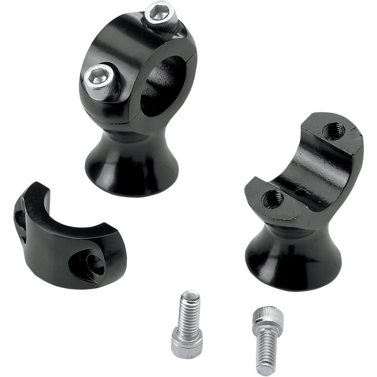 Biltwell #6401-201-175 - 1-3/4" Slimline Handlebar Risers - Black