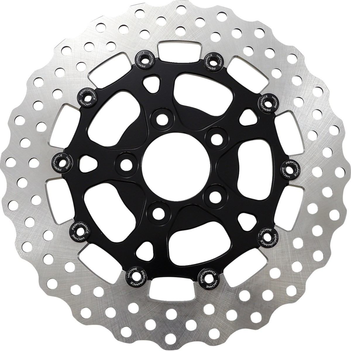 Performance Machine (PM) #0133-1536S-B - Dominator Rotor - Rear - 11.5" - Black