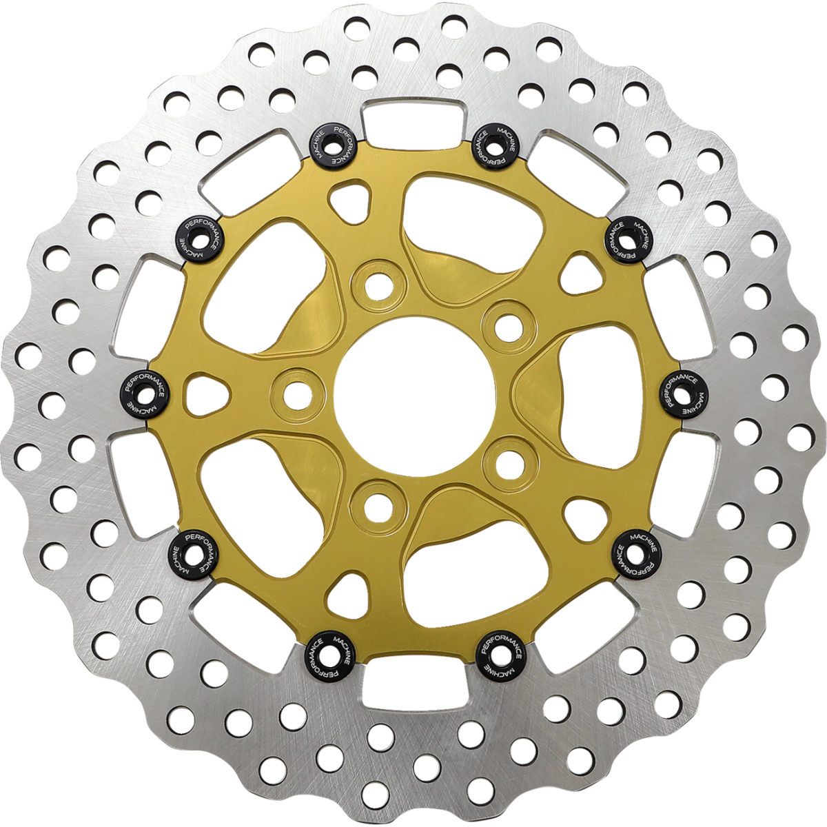 Performance Machine (PM) #0133-1536S-G - Dominator Rotor - Rear - 11.5" - Gold