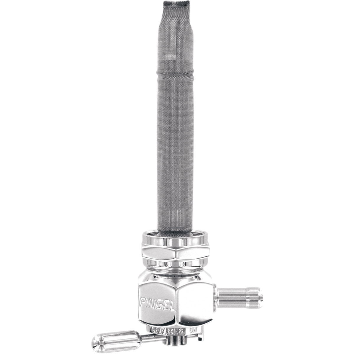 Pingel #6311-CH - Hex Fuel Valve - Chrome - 22 mm
