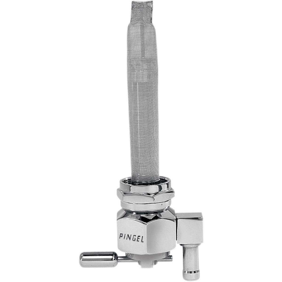 Pingel #6391-CH - Hex Fuel Valve - Chrome - 22 mm