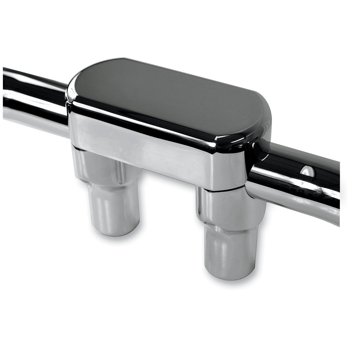 LA Choppers #LA-7446-03 - Hefty Handlebar Riser & Top Clamp Kit - 3" - Chrome