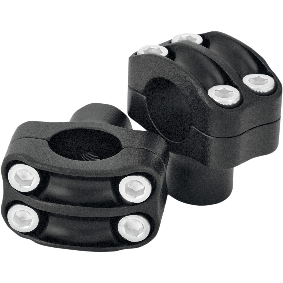 RSD #0208-2050-SMB - Nostalgia Handlebar Risers - Four-Bolt - 1-1/2" - Black Ops