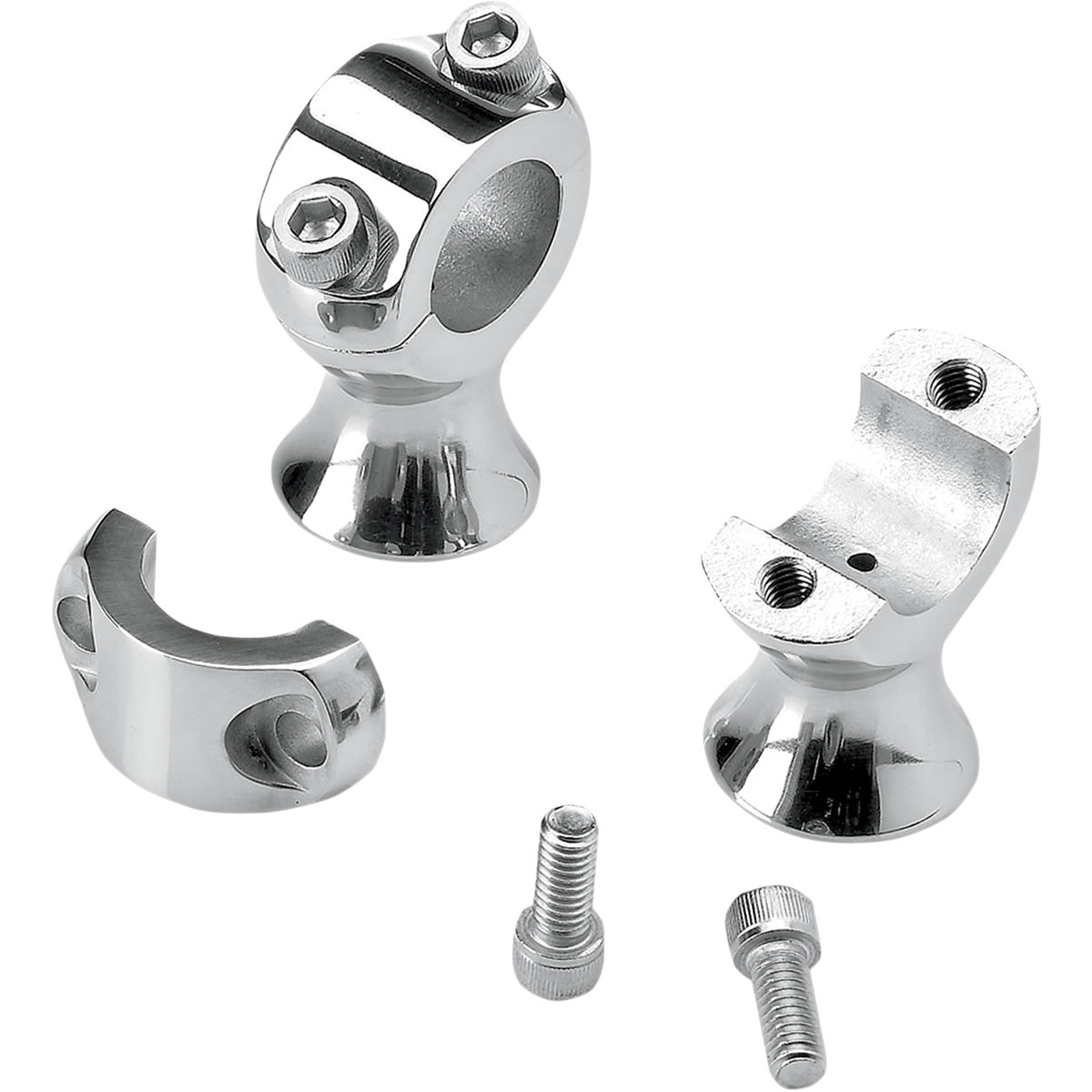 Biltwell #6401-302-175 - 1-3/4" Slimline Handlebar Risers - Polished
