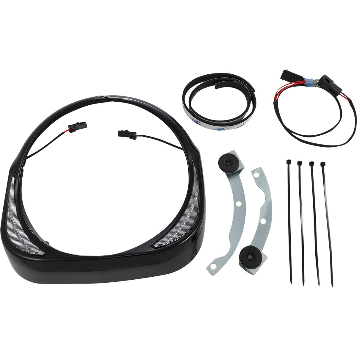 Ciro #45211 - Headlight Bezel - Black