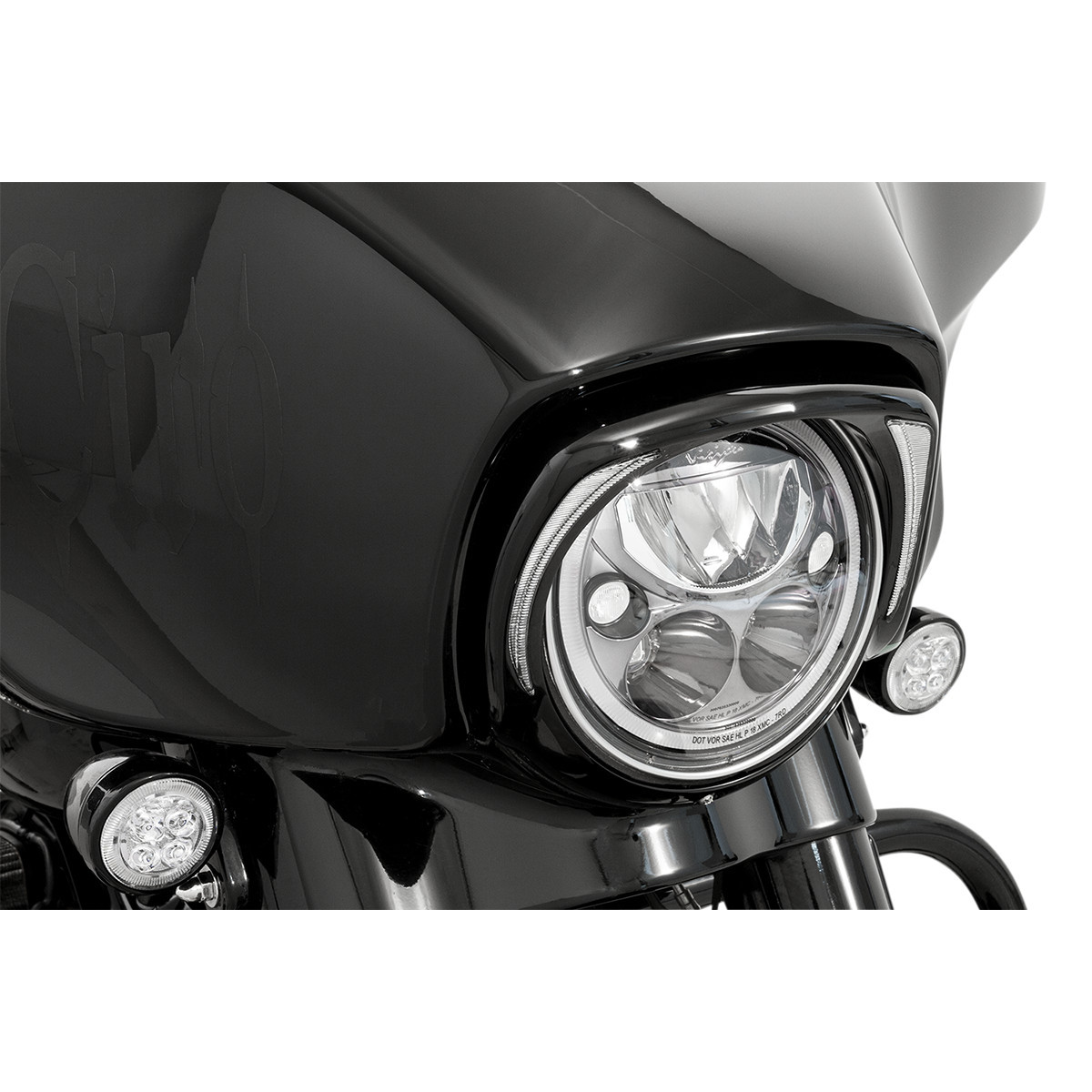 Ciro #45206 - Headlight Bezel - Black