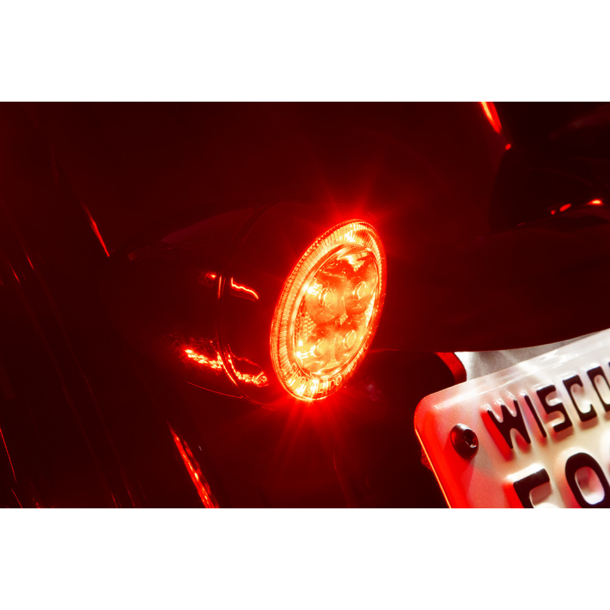 Ciro #45621 - Turn Signal Insert - Red LED - Smoke Lens - Black