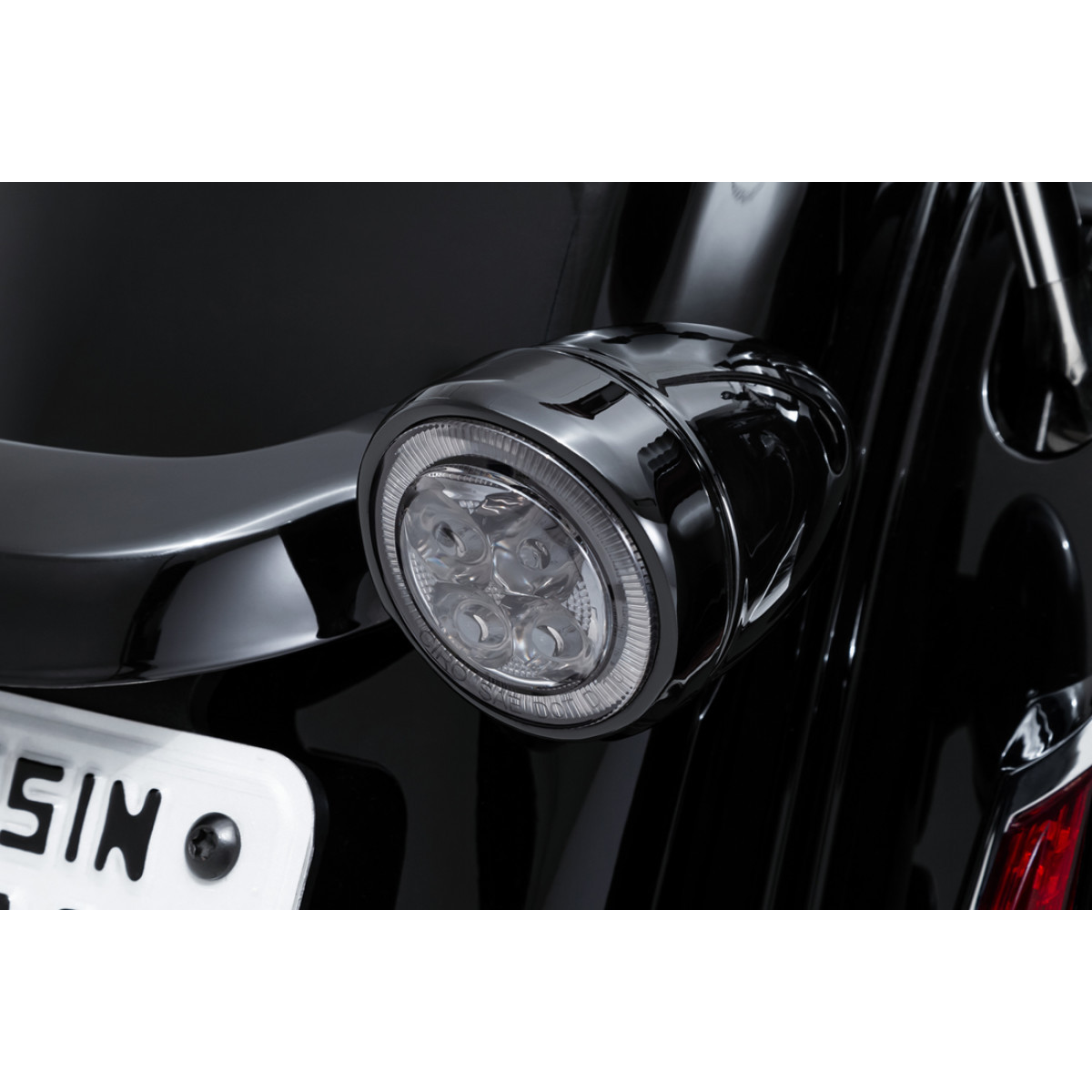 Ciro #45621 - Turn Signal Insert - Red LED - Smoke Lens - Black