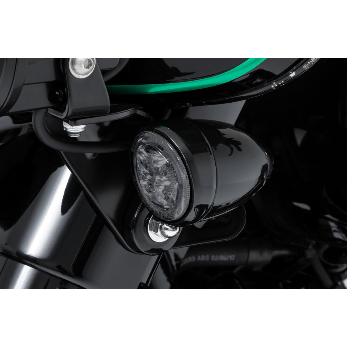 Ciro #45620 - Turn Signal Insert - Amber/White LED - Smoke Lens - Black