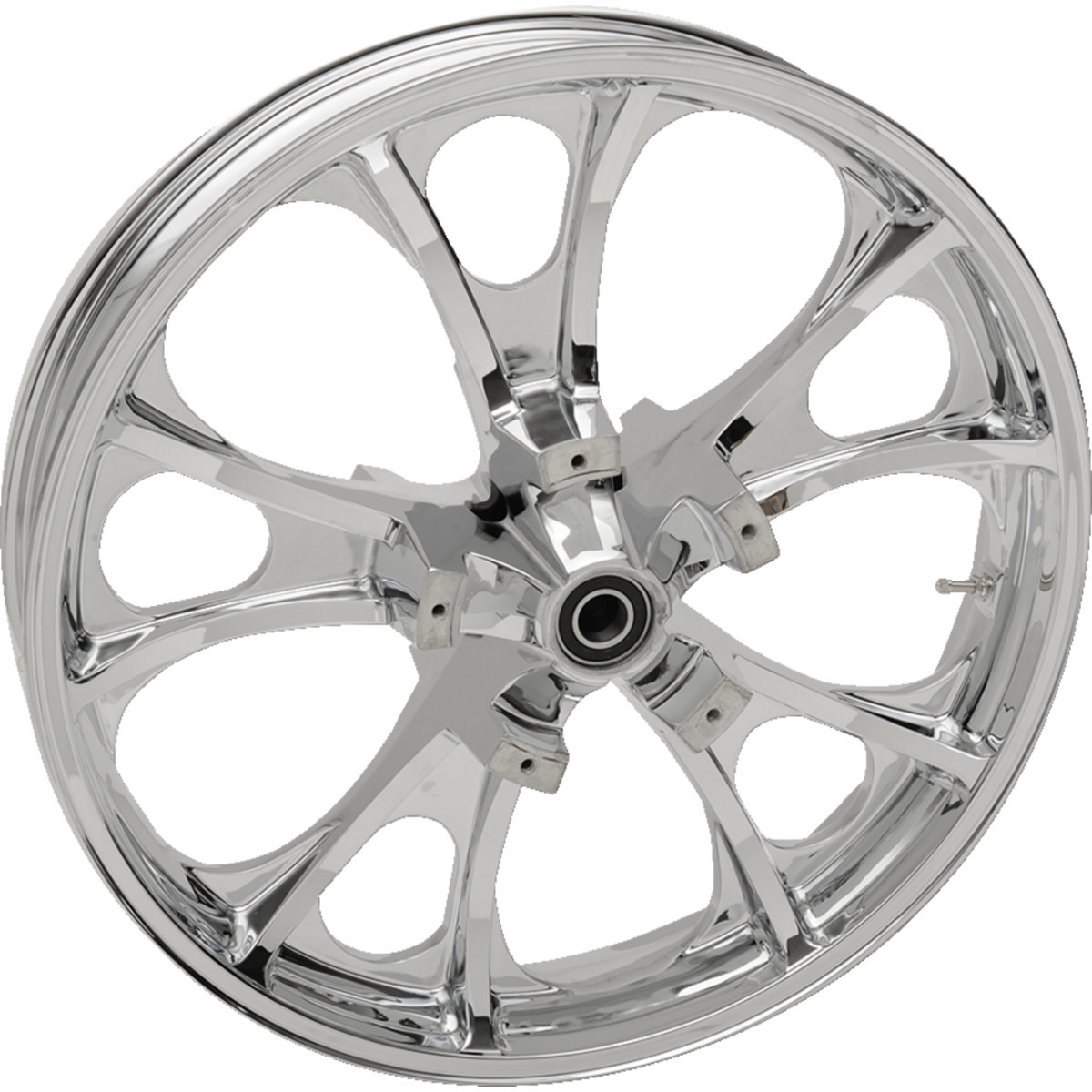 Coastal Moto #3D-LGO213CHABST - Wheel - Largo 3D - Front - Dual Disc/with ABS - Chrome - 21x3.5