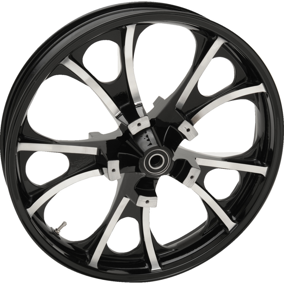 Coastal Moto #3D-LGO213BCABST - Wheel - Largo 3D - Front - Dual Disc/with ABS - Black Cut - 21x3.5