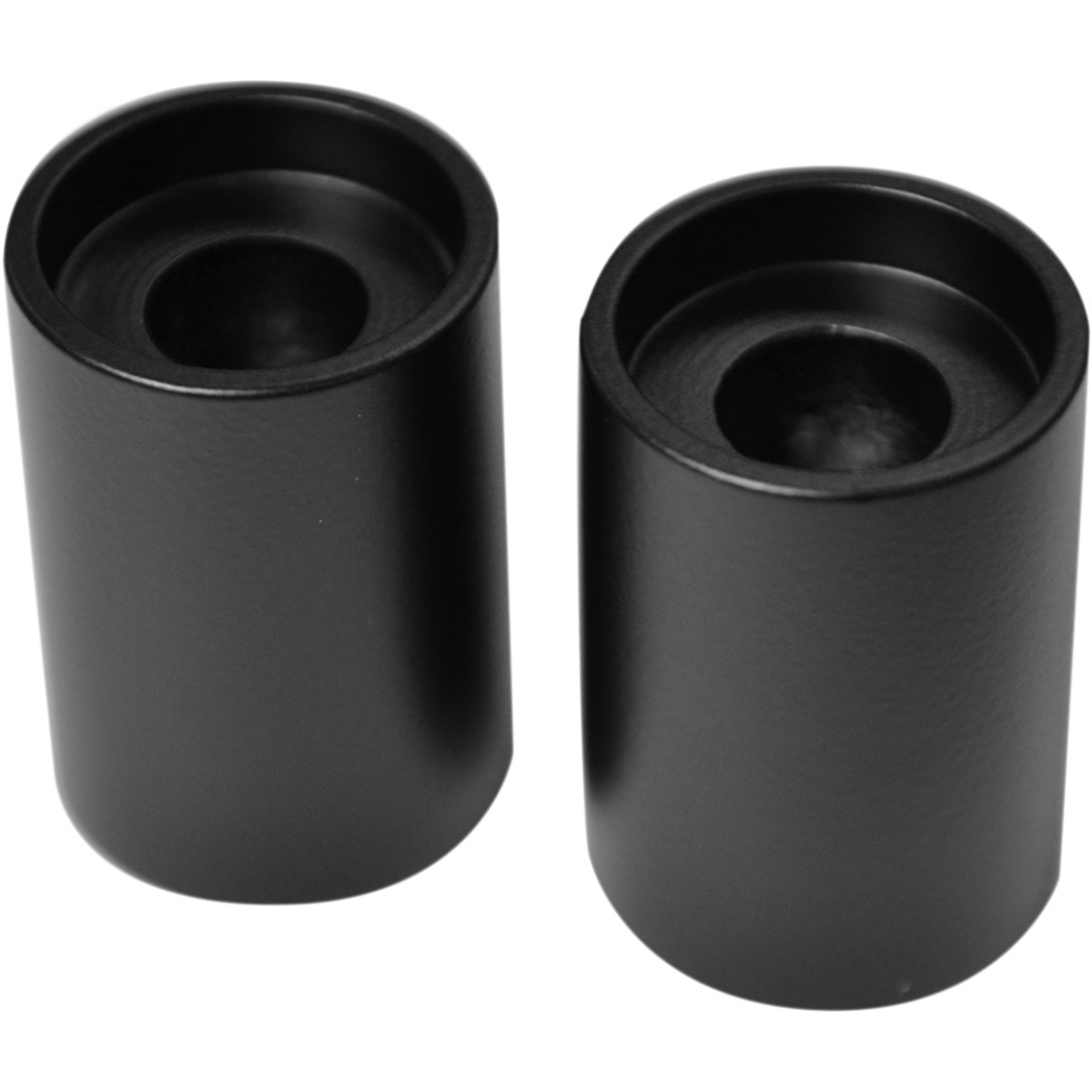 LA Choppers #LA-7413-02M - Handlebar Riser Extensions - 1-1/2" - Flat Black