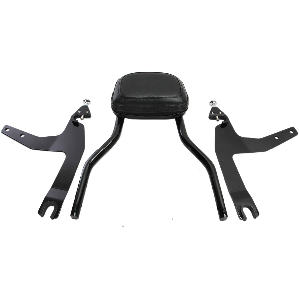 Cobra #602-2002B - Backrest Kit - 14" - Black - Softail