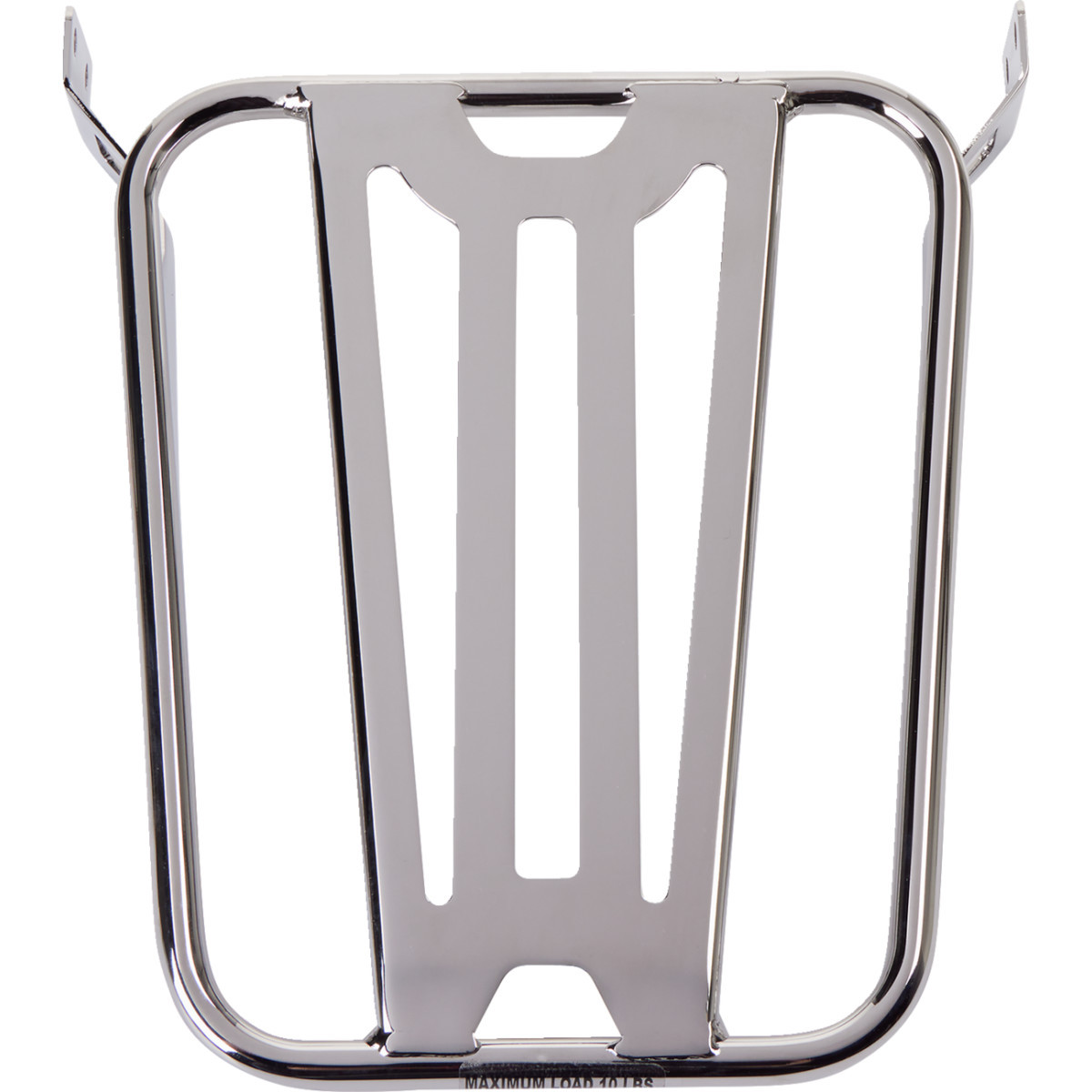 Cobra #602-3501 - Sissy Bar Luggage Rack - Chrome - Tubular