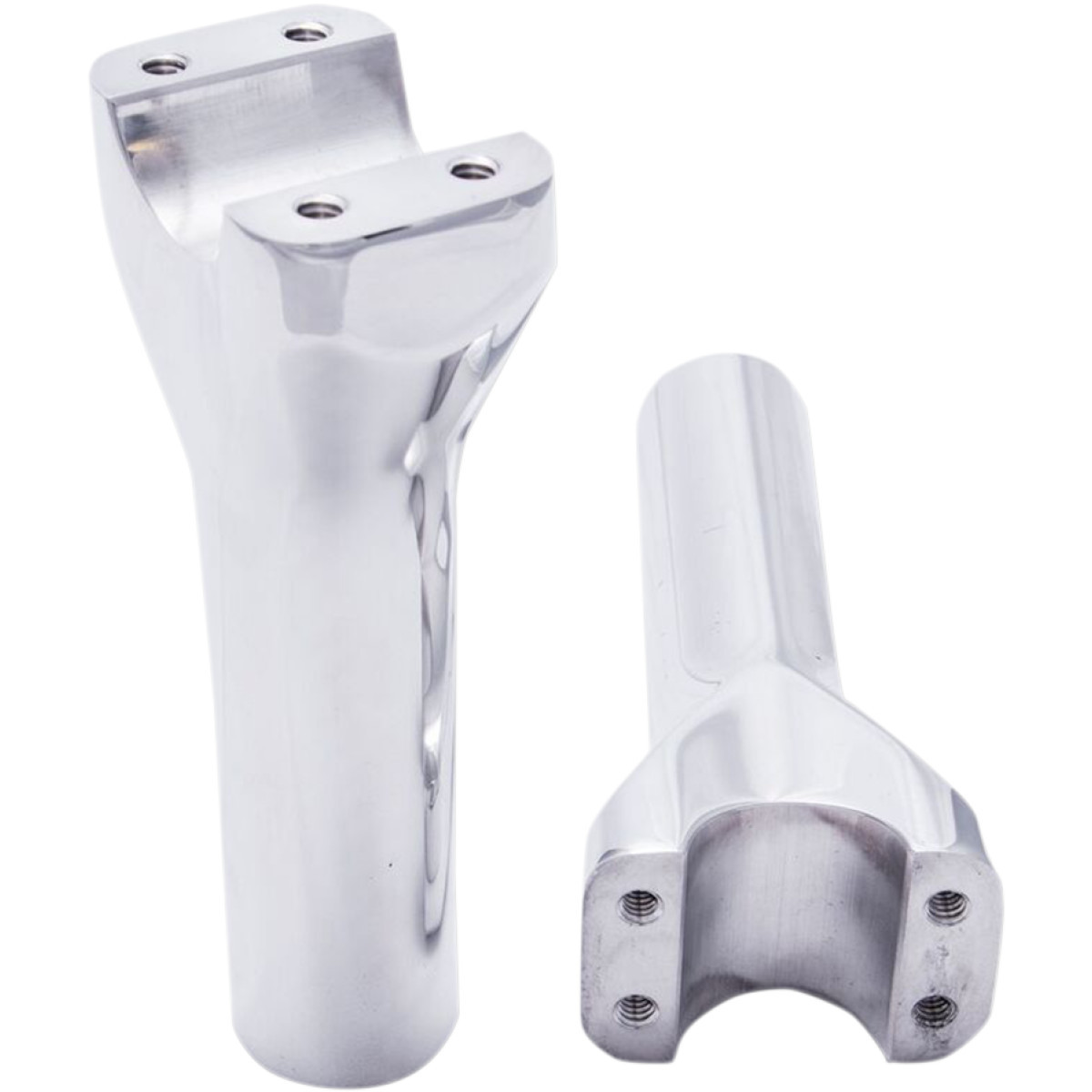 Trask #TM-8601-4CH - Assault Handlebar Risers - 4" x 1-1/4" - Chrome