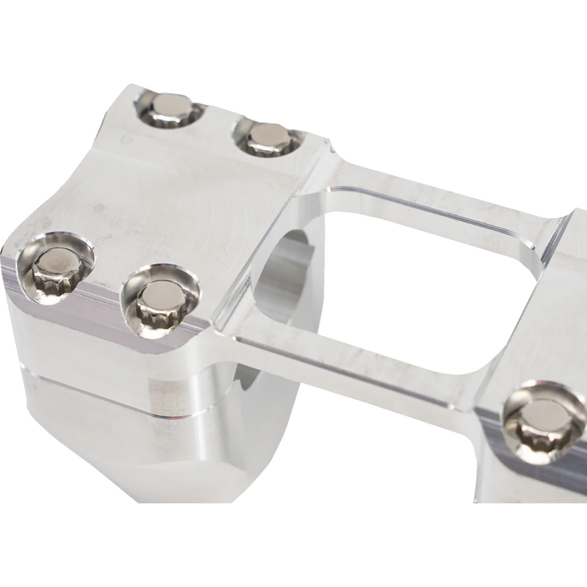 Trask #TM-8601-4CH - Assault Handlebar Risers - 4" x 1-1/4" - Chrome