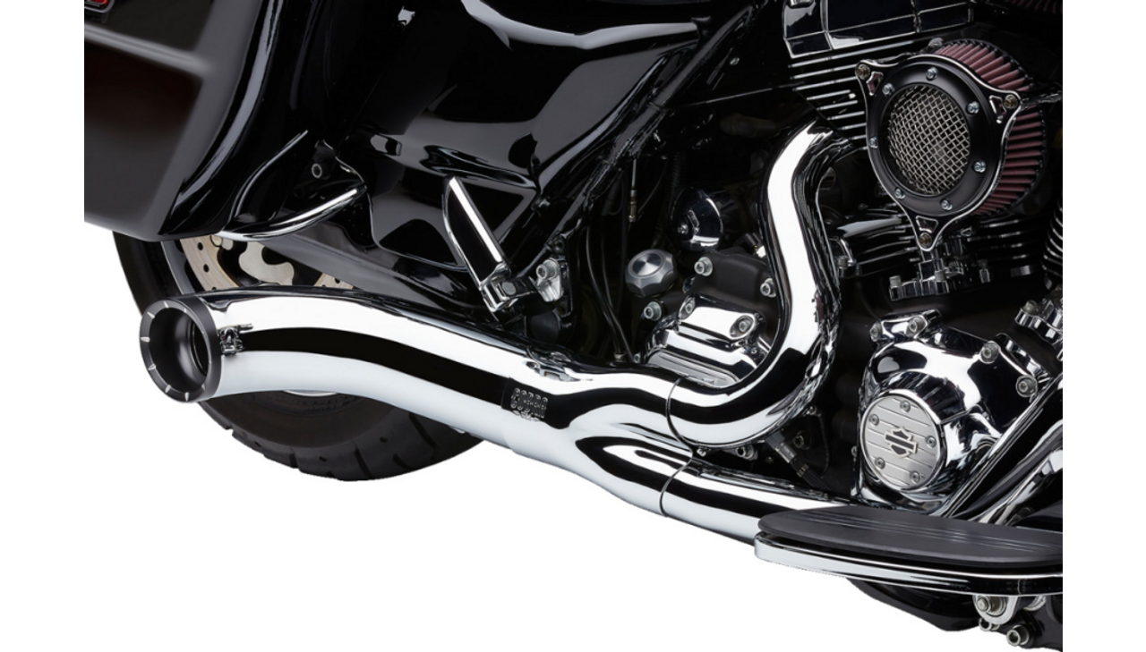 Cobra 6270-1 - Turn Out 2-into-1 Exhaust System - Chrome