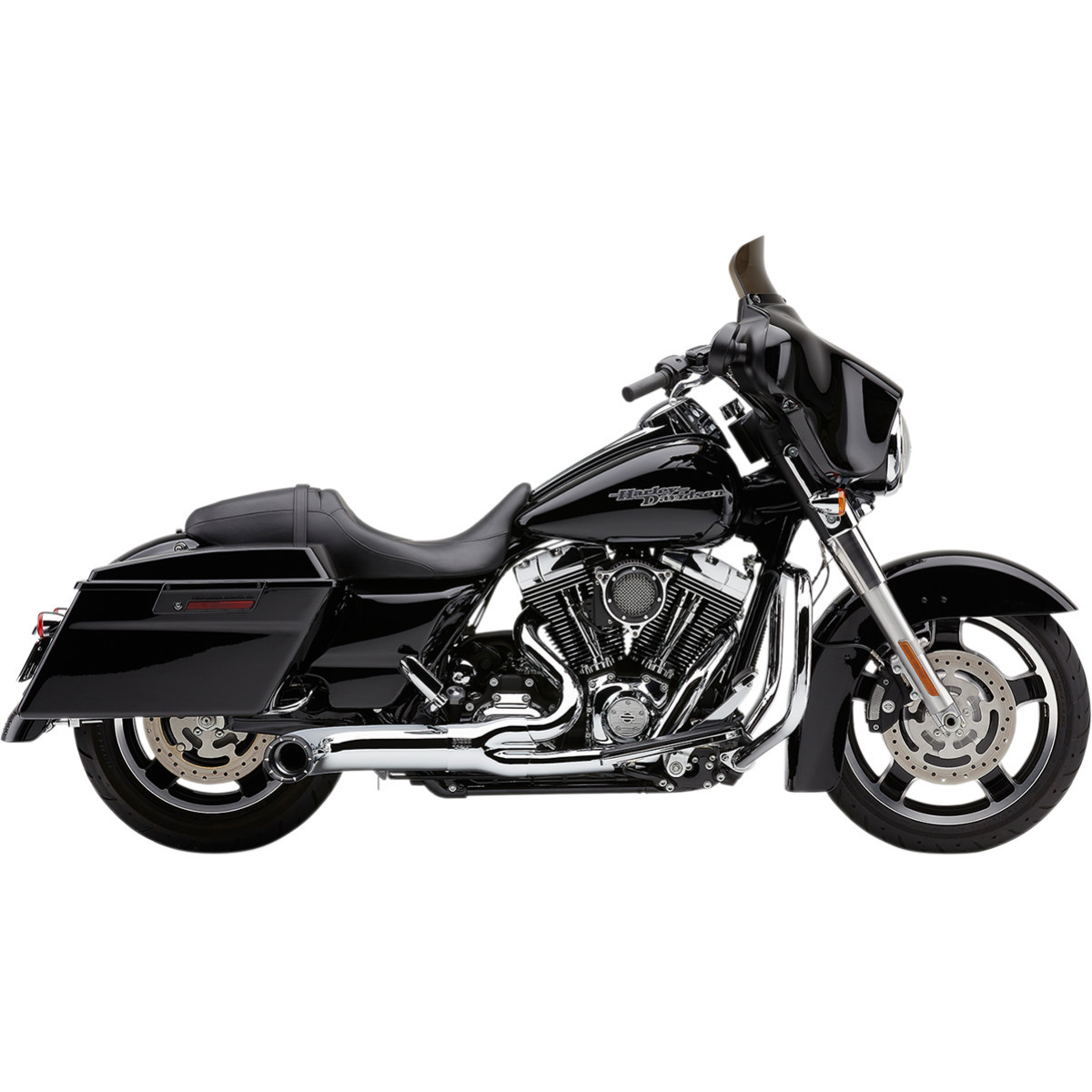 Cobra #6270-1 - Turn Out 2-into-1 Exhaust System - Chrome