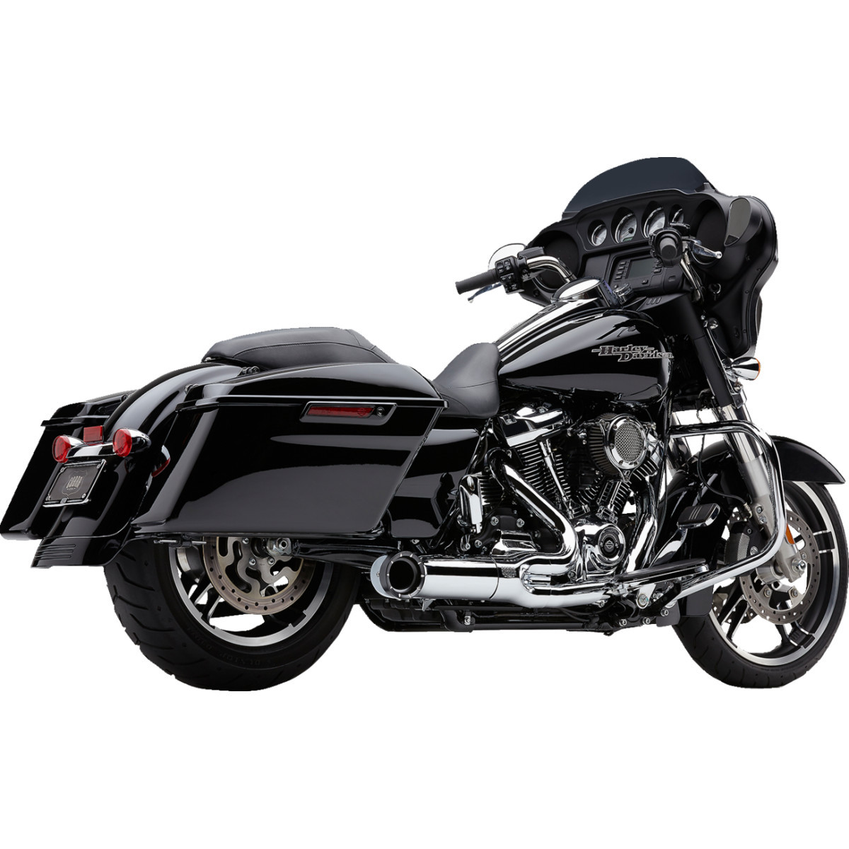 Cobra #6271-1 - Turn Out 2-into-1 Exhaust System - Chrome