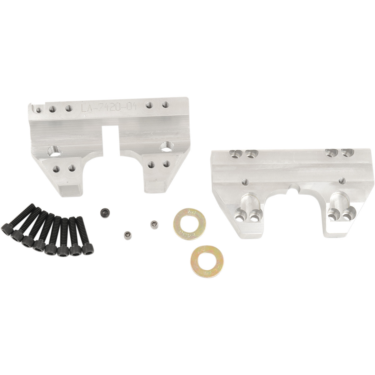 LA Choppers #LA-7425-04 - Handlebar Clamp Set - 1-1/2"