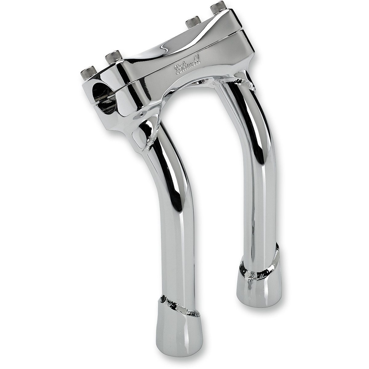 Biltwell #6404-105-08 - Murdock Handlebar Risers - Pullback - 8" - Chrome