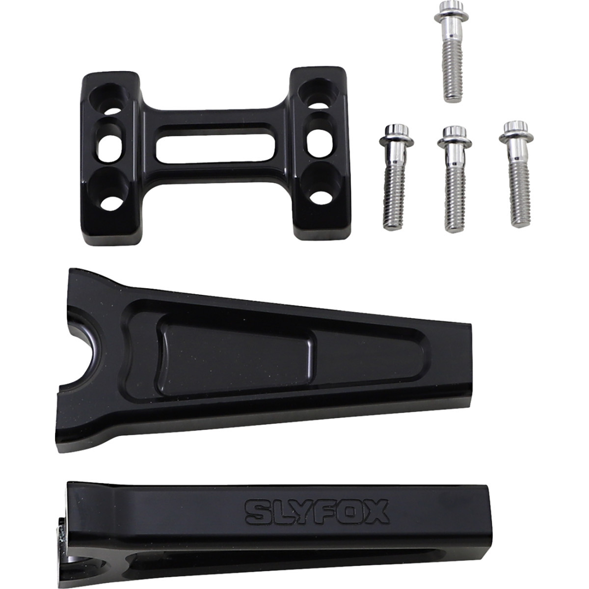 Slyfox #TM-SLY4 - Handlebar Riser Kit - Straight - 1" Clamping - 6" Rise - Black