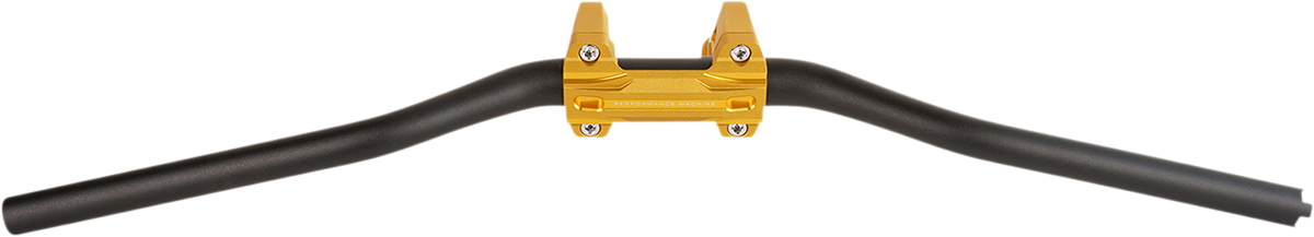 Performance Machine  #0208-2186M-SMG - Phatbar & Riser Kit - External Wiring - 9" - Gold Ops