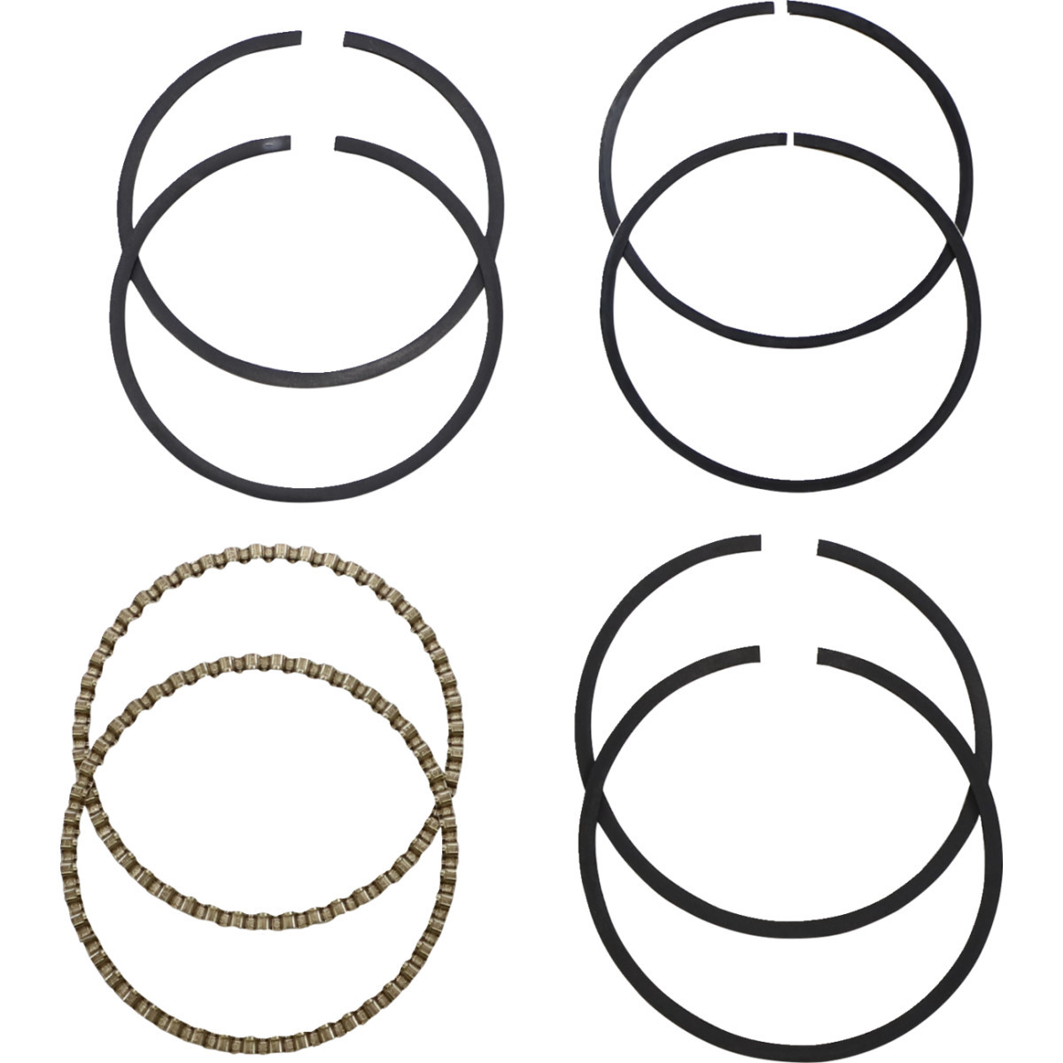 Hastings #2M6164040 - Piston Rings - 3.498" + 0.040" - Evolution Big Twin