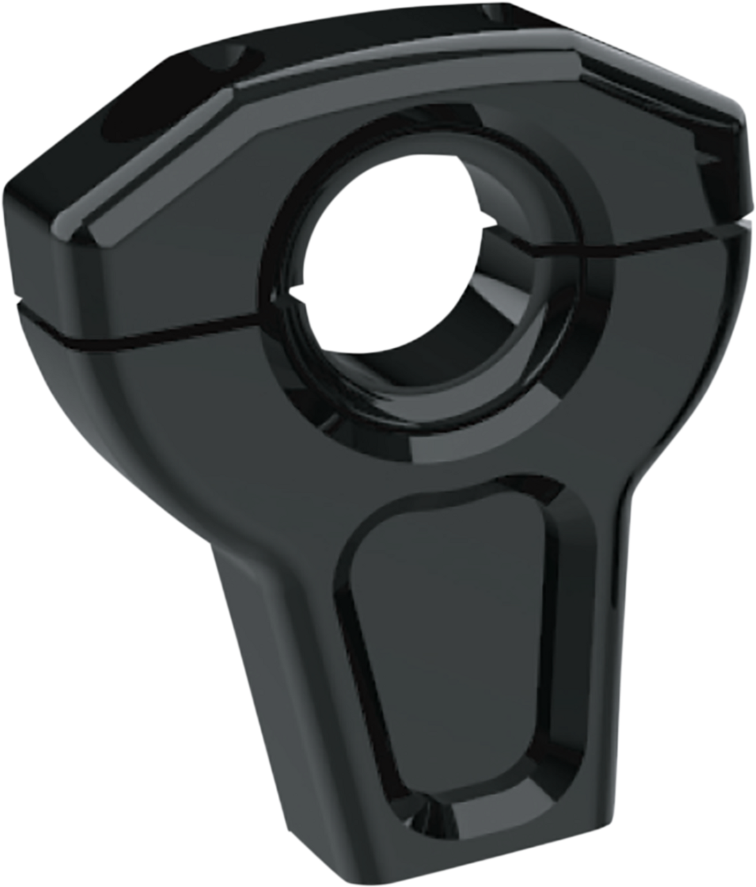 Risers - Straight - 2-1/2" - Black
