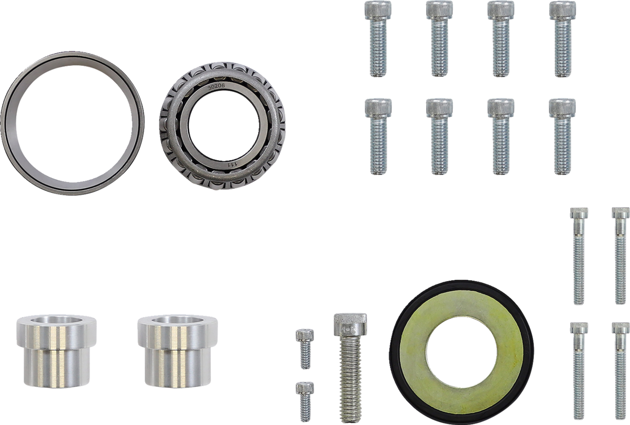 Hawg Halters #49FLAR3-SR14 - Triple Tree - 49 mm - Stock Replacement - Black