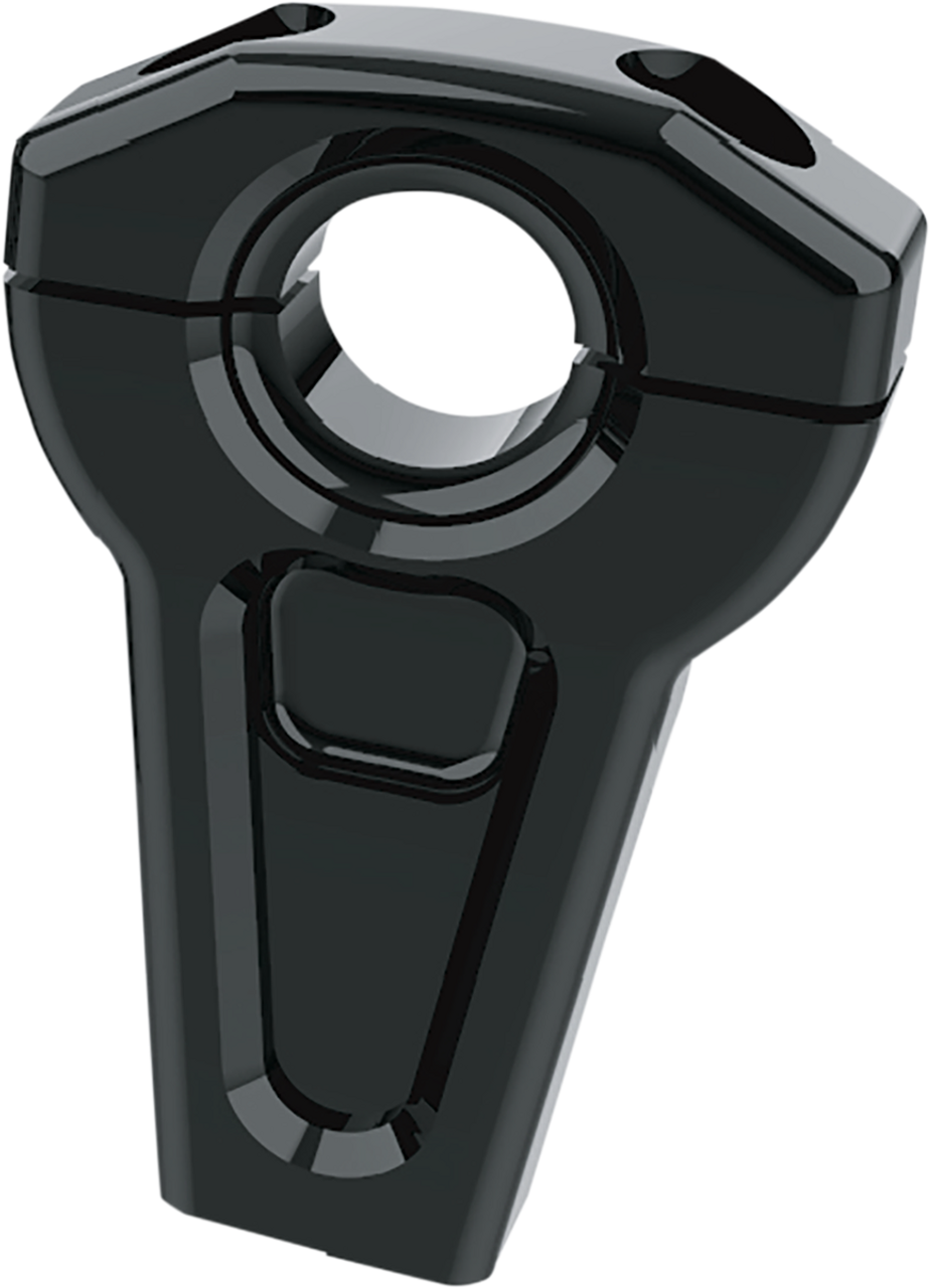 Risers - Straight - 3-1/2" - Black