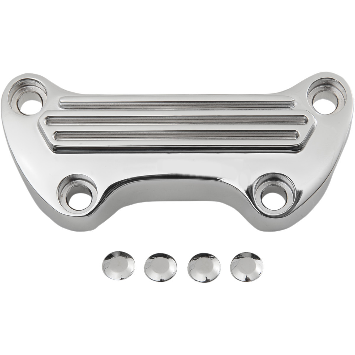 Drag Specialties - Handlebar Clamp - Finned