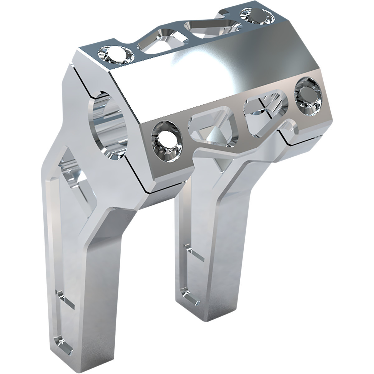 LA Choppers #LA-7481-06R - Performance Risers - Pullback - 6" x 1-1/4" - Raw
