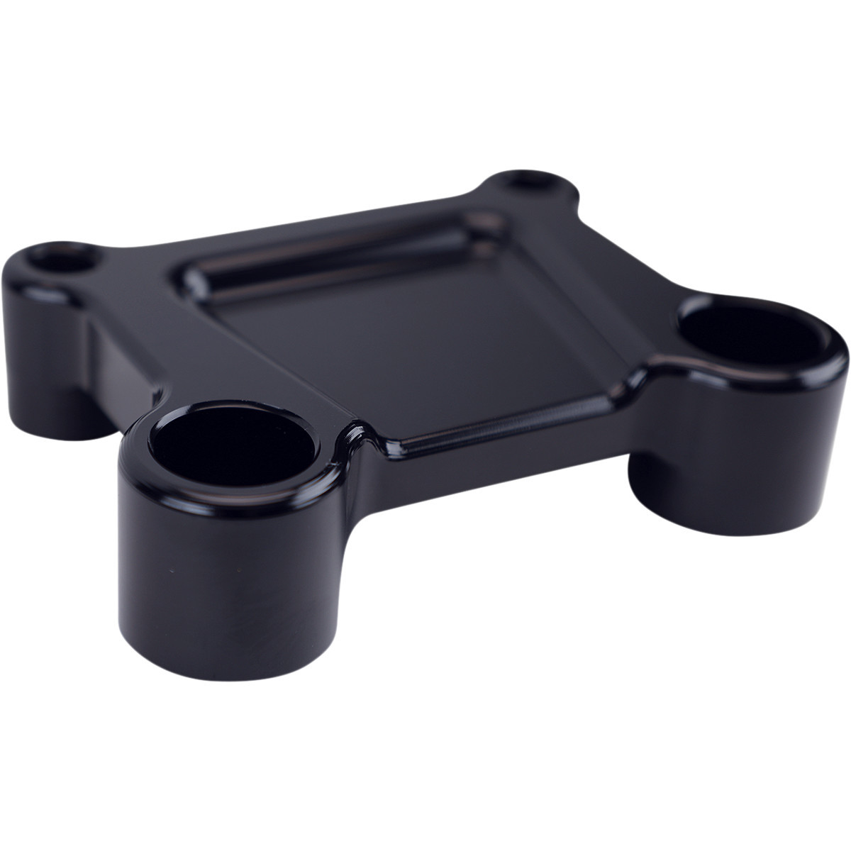 LA Choppers #LA-7415-15B - T-Bar Handlebar Adapter - FLH - Black